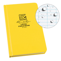 Livre reli&eacute;, Couverture rigide, Jaune, 160 Pages, 4-5/8" , 7-1/4" - Rite In The Rain 310F