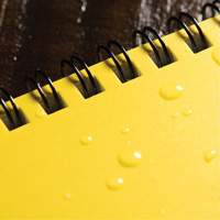 Side-Spiral Notebook, Soft Cover, Yellow, 64 Pages, 4-5/8" W x 7" L - Rite In The Rain 313