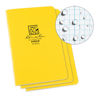 Notebook, Soft Cover, Yellow, 48 Pages, 4-5/8" W x 7" L - Rite In The Rain 351FX