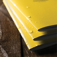 Notebook, Soft Cover, Yellow, 48 Pages, 4-5/8" W x 7" L - Rite In The Rain 311FX