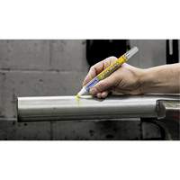 Brite-Mark&reg; Medium Tip Paint Marker, Liquid, Yellow - Dykem 84004