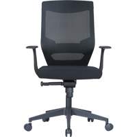 Activ Series Synchro-Tilt Office Chair, Fabric/Mesh, Black, 275 lbs. Capacity - Horizon Seating A-48