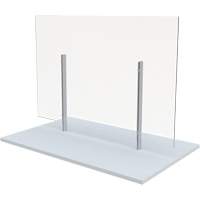 Vitre hygi&eacute;nique sur pied, 48" la x 36" h - Offices To Go GCBMSG3648LP-DWT