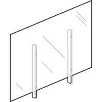 Vitre hygi&eacute;nique, 48" la x 36" h - Offices To Go GCAMSG3648LP