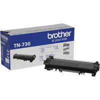 Cartouche d'encre en poudre monochrome pour imprimante laser, Nouveau, Noir - Brother TN730