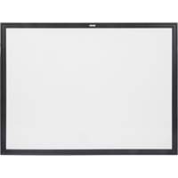 Black MDF Frame Whiteboard, Dry-Erase/Magnetic, 48" W x 36" H - KLETON 