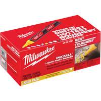 Inkzall Paint Markers, Liquid, Yellow - Milwaukee 48-22-3721