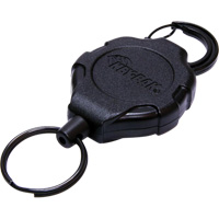 Ratch-It Locking Keychain, Plastic, 48" Cable, Carabiner Attachment - Key-Bak 0KR2-3A11