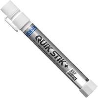 Marqueur de peinture pour surfaces grasses Quik Stik+, B&acirc;ton plein, Blanc - Markal 028880
