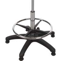 Tabouret ergonomique robuste avec accoudoirs r&eacute;glables, Stationnaire, Ajustable Hauteur, Capacit&eacute; 250 lb - KLETON 