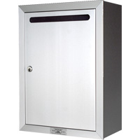 Collection Box, Surface -Mounted, 16-3/16" x 11-3/4", Aluminum - Canadian Mailbox Company 1600-2  SURFACE MOUNT
