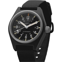 Montre au quartz d'usage g&eacute;n&eacute;ral avec MaraGlo, Analogique, &agrave; piles, 0,6" la x 1,3" p x 0,4" h, Noir - Marathon WW194009-BK- NGM