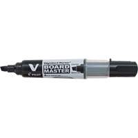 Marqueur effaçable &agrave; sec Vboard Master, Noir, Pointe Ciseau - Pilot BG-WBMAVBMC-BK