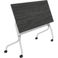 Table de formation &agrave; dessus rabattable Newland, 24" lo x 60" la x 29-1/2" h, Brun fonc&eacute; - Offices To Go NL6024FT ASN