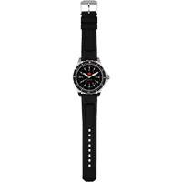 Tr&egrave;s grande montre &agrave; quartz pour plongeur avec feuille d'&eacute;rable rouge, Num&eacute;rique, &agrave; piles, 46 mm, Noir - Marathon WW194018SS-0430