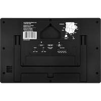 Horloge murale &agrave; r&eacute;glage et ajustement automatiques avec support, Num&eacute;rique, &agrave; piles, Noir - Marathon CL030068-BK-BS-NA