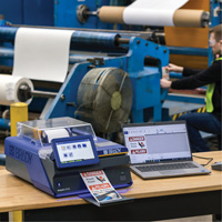 &eacute;tiqueteuse industrielle &agrave; jet d'encre couleur J7300 Wi-Fi avec logiciel d'identification de s&eacute;curit&eacute; & d'installation, Ruban 48", 1,2 po/s - Brady J7300-W-SFID