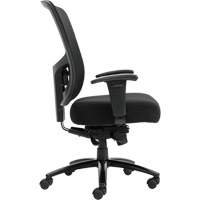 Chaise &agrave; dossier haut avec m&eacute;canisme &agrave; basculement synchronis&eacute; robuste Raven 400, Mailles, Noir, Capacit&eacute; 400 lb - Offices To Go OTG10703B