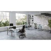 Table rectangulaire &agrave; hauteur r&eacute;glable Newland - Offices To Go NL60303QHT-DWT-TTU