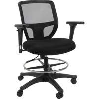 Tabouret de travail en maille, Mobile, Ajustable Hauteur, Capacit&eacute; 450 lb - KLETON 