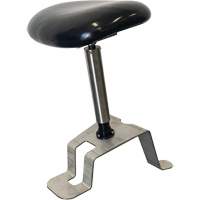 Tabouret assis-debout TA200, Vinyle, Noir, Capacit&eacute; 280 lb - Synetik 508-00058