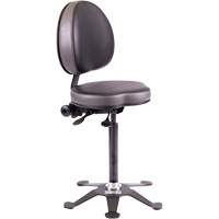 Tabouret industriel ergonomique TA190, Stationnaire, Ajustable Hauteur, Capacit&eacute; 280 lb - Synetik 508-00025