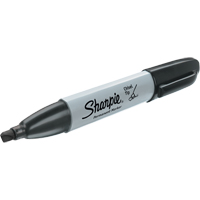 Marqueur permanent, Noir, Pointe Ciseau - Sharpie 38201