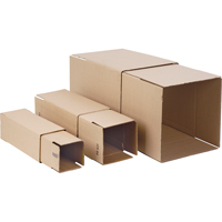 Boîte t&eacute;lescopique, 6" la x 6" lo, Gamme de hauteur de 24-40" - Acorr 6X6X24BOTTOM