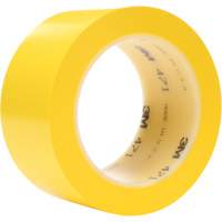 471 Vinyl Tape, 50.8 mm (2") W x 32.9 m (108') L, 5.3 mils, Yellow - 3M 471-2X36-YLW-IW