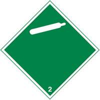 TDG Shipping Labels, Class 2, Gases, Paper - Brady 09107