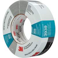 3939 Duct Tape, 9 mils, Silver, 48 mm (2") x 55 m (180') - 3M 3939-2X60