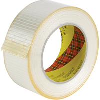 Scotch&reg; Bi-Directional Filament Tape 8959, 5.7 mils Thick, 72 mm (3") x 50 m (164')  - 3M 8959-75X50