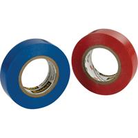 Rubans en vinyle pour codage en couleurs 35 Scotch, 12,7 mm (1/2") x 20,1 m (66'), Bleu, 7 mils - 3M 35-1/2X20BL