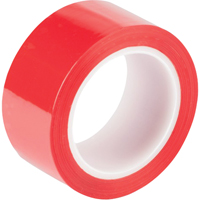 Ruban &agrave; coller rouge, 48 mm (1-22/25") x 66 m (216,5') -  