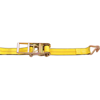 Ratchet Straps, Wire Hook, 3" W x 30' L, 5400 lbs. (2450 kg) Working Load Limit - Kinedyne 553036