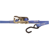 Heavy-Duty Utility Straps, S-Hook, 1" W x 15' L, 500 lbs. (230 kg) Working Load Limit - Kinedyne 711587PK