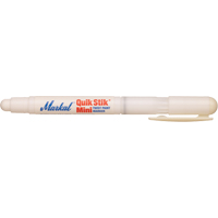 Mini marqueur de peinture Quik Stik, B&acirc;ton plein, Blanc - Markal 061126
