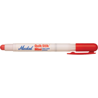Mini marqueur de peinture Quik Stik, B&acirc;ton plein, Rouge - Markal 061128