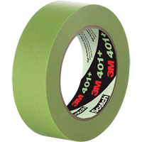 401+ High Performance Masking Tape, 12 mm (1/2") x 54.8 m (180'), Green - 3M 401+-12X55