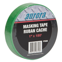 Ruban-cache pour peintres, 25 mm (1") x 55 m (180'), Vert - Outils Aurora 