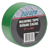 Painters Masking Tape, 50 mm (2") x 55 m (180'), Green - Aurora Tools 