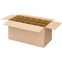 Boîte d'exp&eacute;dition pour cannettes a&eacute;rosols, 12-1/4" lo x 9-3/16" la x 10-5/16" h, ondulations C -  