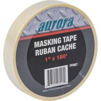 General Purpose Masking Tape, 24 mm (1") x 55 m (180'), Beige - Aurora Tools 