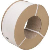 Strapping, Polypropylene, 1/2" W x 9900' L, White, Machine Grade - KLETON 