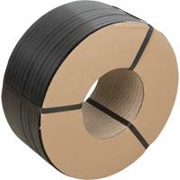 Strapping, Polypropylene, 5/8" W x 6000' L, Black, Manual Grade - KLETON 