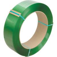 Feuillard, Polyester, 5/8" la x 4000' lo, Vert, Calibre Manuel - KLETON 
