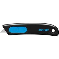 Smartcut Knife Semi Automatic Retractable Disposable, 11.6 mm, Stainless Steel, Plastic Handle - Martor 110100.08
