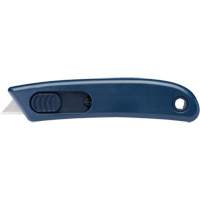 Smartcut MDP Knife Semi Automatic Retractable Disposable, 11.6 mm, Stainless Steel, Metal Detectable Plastic Handle - Martor 110700.02
