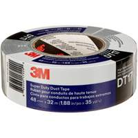 DT17 Super-Duty Duct Tape, 17 mils, Black, 48 mm (2") x 32 m (105') - 3M DT17-48X32-BK