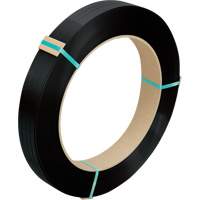 Strapping, Polyester, 1/2" W x 3250' L, Black, Manual Grade - KLETON 